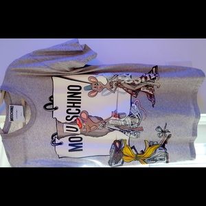 Gray one size fit moschino